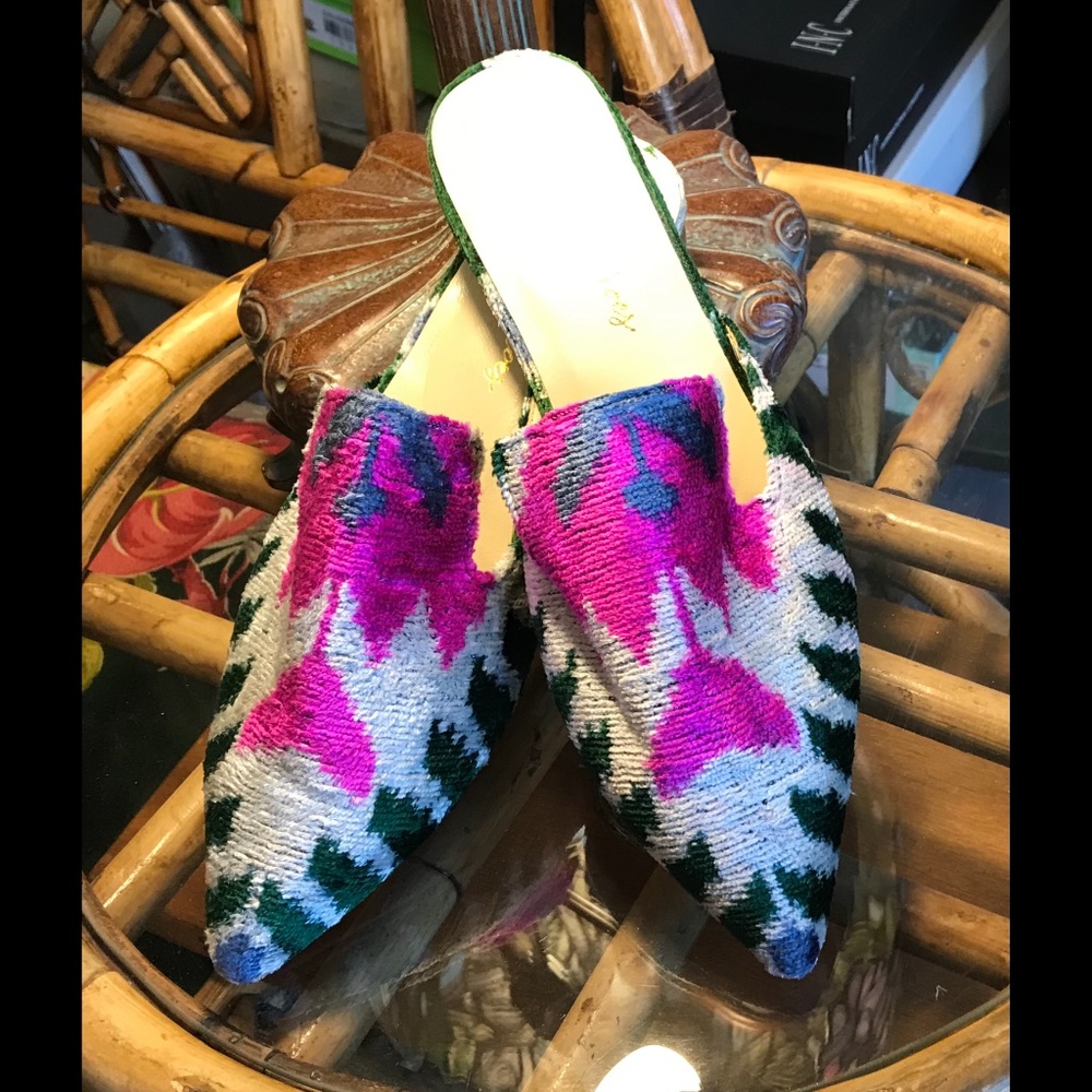 🎉HP🎉 SUFI SHOES Extraordinary Handmade Boho Luxury NWOTs EU Sz 39 USA 8.…